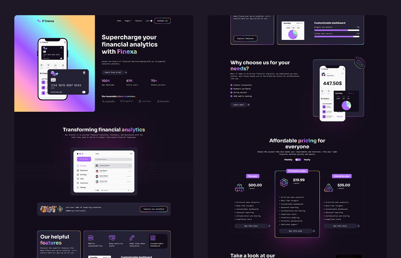 Screenshot/mockup of WordPress sites demonstrating the trend